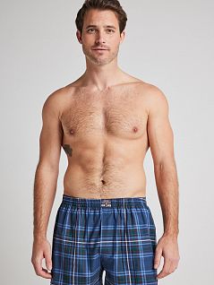 Хлопковые трусы свободного силуэта с эластичной резинкой Jockey 315300H (муж.) Голубой 878